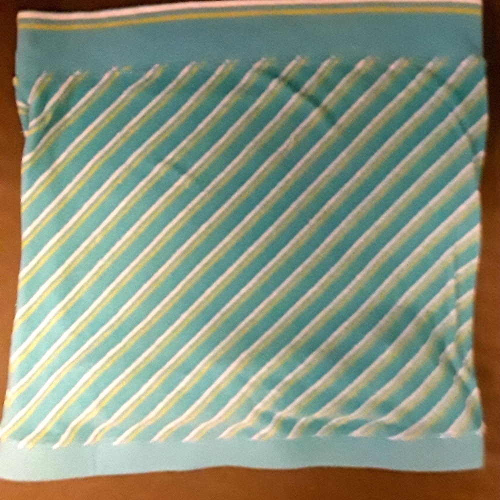 Tube top turquoise and yellow